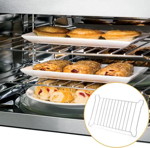 Vista 6 de Allstare WB48X10064 Piezas de repuesto para microondas GE Piezas de microondas Perfil Cafe Microondas Rack Holder 304 Acero inoxidable CVM1790SSSS