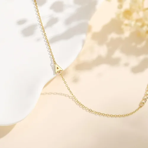 Vista 5 de Turandoss - Pulseras de oro con iniciales para mujeres y niñas - Joyería ideal para regalo - Pulsera chapada en plata u oro de 18 k con letras