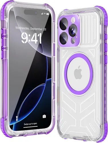 Vista 19 de WIFORT Funda impermeable para iPhone 15, [IP68 bajo el agua a prueba de polvo] [pantalla integrada] [15 pies a prueba de golpes militar], cubierta
