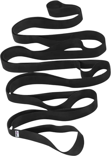 Vista 11 de TECEUM Stretching Strap with 10 Loops for Physical Therapy & Rehab Non-Elastic Yoga Stretch Band for Hamstring, Leg, Hip & Knee Rehab, Pilates
