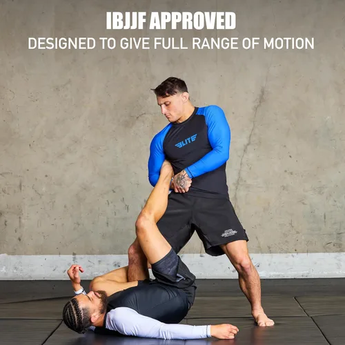 Vista 33 de Elite Sports MMA, BJJJ, No-Gi, protección de entrenamiento de manga corta