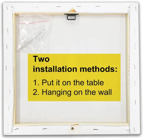 Vista 5 de Lienzo con cita de estilo campestre para baño, decoración de pared, póster de humor para baño, pintura enmarcada de 8 x 8 pulgadas, estante