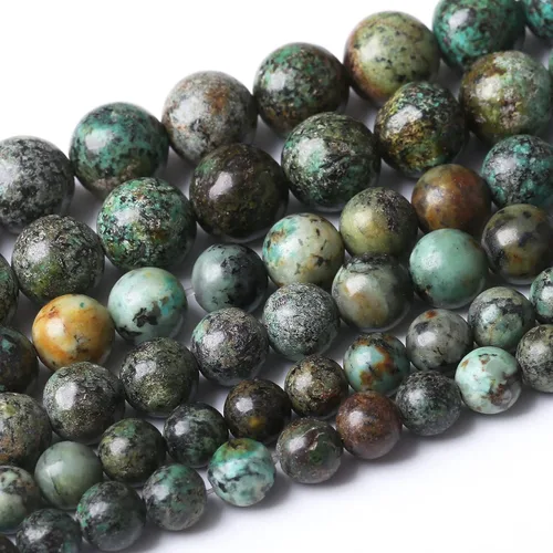 Vista 14 de 90 PIEZAS 4MM Cuentas de Piedra Sangrienta Africana Cuentas de Piedras Preciosas Naturales Redondas para Hacer Joyas DIY Piedra de Energía