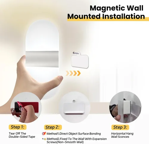 Vista 6 de Modernos apliques de pared, 2 lámparas de pared LED acrílicas para sala de estar, dormitorio, pasillo, funciona con pilas USB recargable, luz