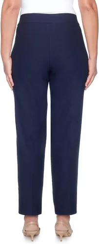 Vista 2 de Alfred Dunner Pantalones elásticos Allure adelgazantes para mujer, ajuste moderno