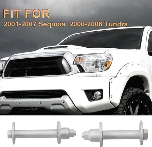 Vista 2 de Pernos de ajuste de punta inclinada de alineación delantera, pernos de alineación de punta de leva de control inferior aptos para Toyota Tundra