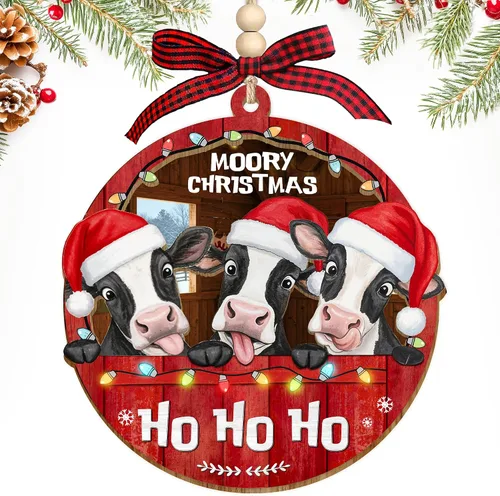 Vista 13 de HEXMOZ Adornos de Oso para Árbol de Navidad - Regalos de Osos para Mujeres, Hombres, Amantes de los Osos - Adorno de Navidad de Osos, Ideas