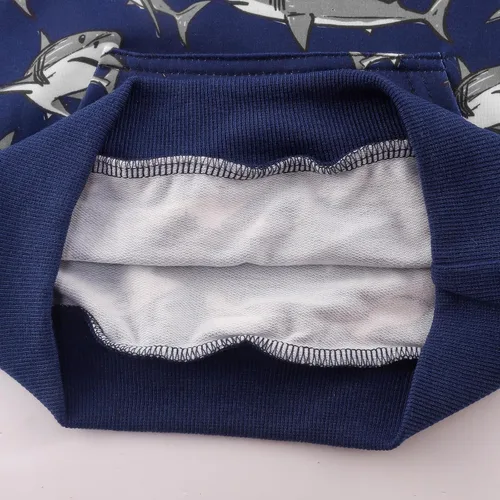 Vista 3 de Akyzic Sudadera con capucha para bebés y niños, diseño de dinosaurios, con bolsillo, sudadera cálida para niños