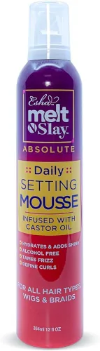 Vista 8 de Esha Melt N Slay - Mousse para el cabello (2.7 onzas líquidas)