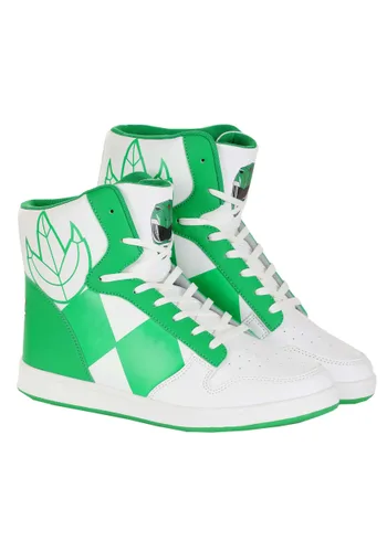 Vista 3 de Tenis Verdes Inspirados en el Disfraz de Power Rangers para Adultos Multicolor