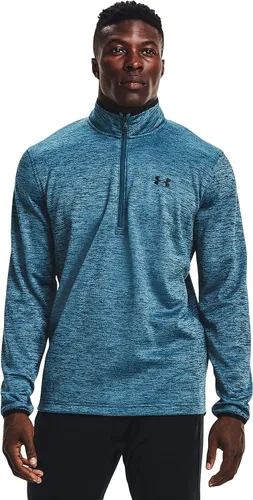 Vista 3 de Under Armour Remera para hombre, con media cremallera, de material Armour Fleece