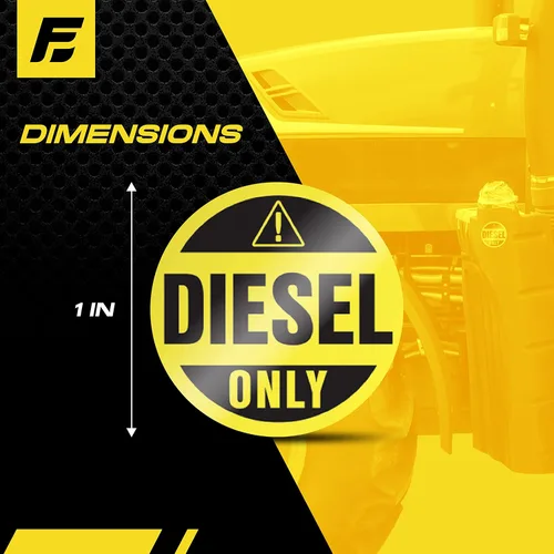 Vista 3 de Fuel Stickers - Adhesivo diésel, a prueba de clima, ultra duradero, multiuso, etiqueta de combustible de 1 pulgada por Fuel Stickers - Hecho