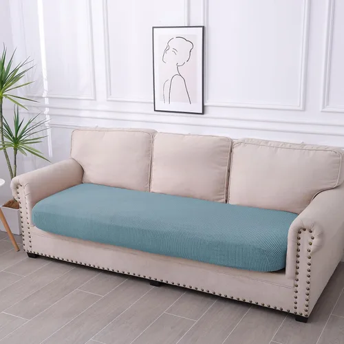 Vista 261 de hyha Fundas impermeables para sofá seccional, fundas de cojín Beige