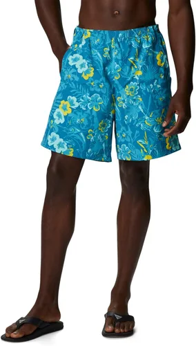 Vista 60 de Columbia Super Backcast - Pantalón corto de agua para hombre Impresión de tinte negro