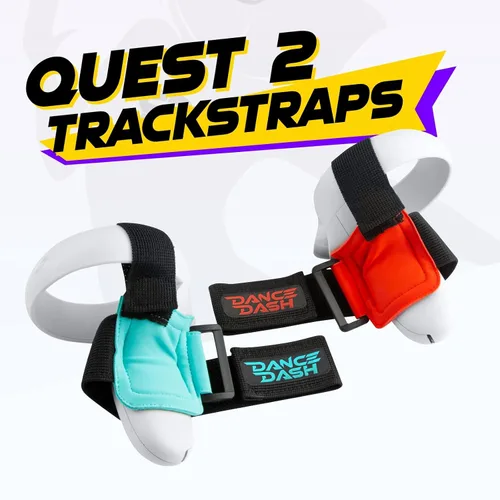 Vista 9 de Rebuff Reality Trackstraps for Meta Quest 2 + Dance Dash Game Key