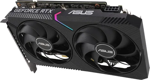Vista 13 de ASUS Dual NVIDIA GeForce RTX 3060 OC Edition 8GB GDDR6 (PCIe 4.0, 8GB GDDR6, HDMI 2.1, DisplayPort 1.4a)