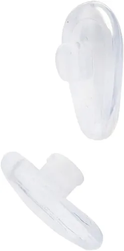 Vista 2 de Generic Almohadilla de nariz de silicona elíptica suave para gafas, transparente, 5 pares