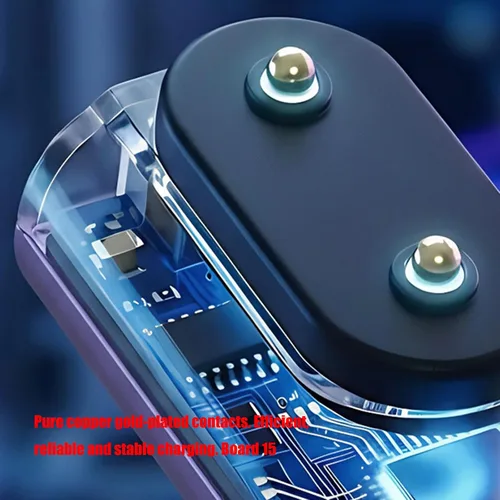 Vista 4 de Adaptadores de carga de múltiples dispositivos para varias bandas inteligentes Relojes herramienta Menos instalación compacto viaje Desig Plateado