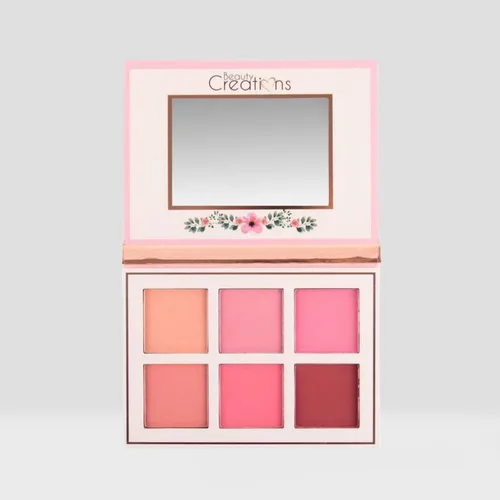 Vista 4 de Paleta de Rubores "Floración Floral" Beauty Creations