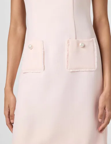 Vista 5 de KARL LAGERFELD Vestido de tweed con bolsillos para mujer