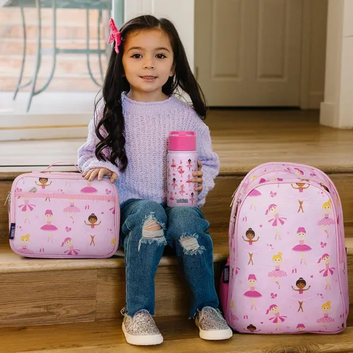 Vista 2 de Wildkin - Mochila infantil de 15 pulgadas, Viajar, Bailarina