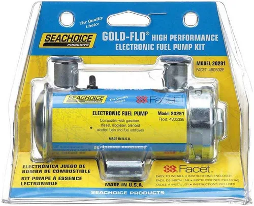 Vista 2 de Seachoice Gold-Flo Kit de bomba de combustible electrónica de alto rendimiento, elevación de 24 pulgadas, 8.0-6.5 PSI, 45 GPH
