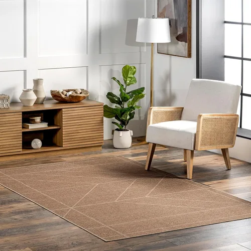 Vista 18 de nuLOOM Alfombra de Área Easy-Jute de 5' x 8', Lavable a Máquina, Antideslizante, para Sala de Estar, Dormitorio, Habitación de Niños, Guardería