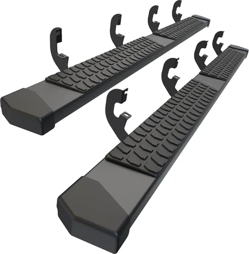 Vista 17 de Estribos de cabina doble compatibles con Dodge Ram 1500 2009-2018, Ram 2019-2024 1500 Classic (nuevo estilo de cuerpo no es compatible), Ram