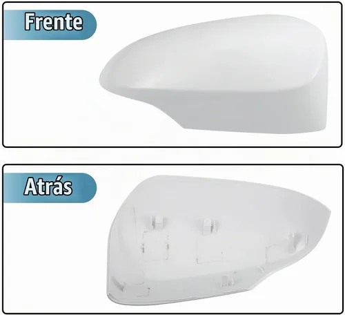 Vista 5 de X AUTOHAUX - Cubierta de espejo retrovisor lateral derecho para Toyota