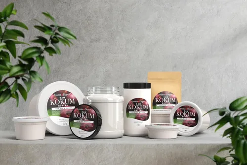 Vista 6 de Aroma Depot Mantequilla Kokum Cruda de 12 oz Ideal para la piel, el cuerpo y el cabello. 100% pura I natural I prensada en frío espesante