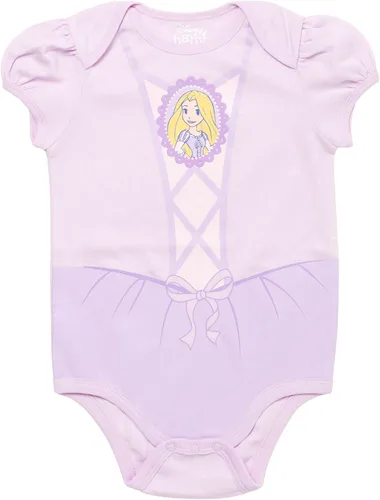 Vista 6 de Disney Princesa Ariel Cenicienta Aurora - Body y diadema para bebé recién nacido a bebé