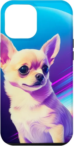 Vista 26 de Chihuahua Dog Retro Rainbow para Chihuahua Dog Lovers Case para iPhone 17