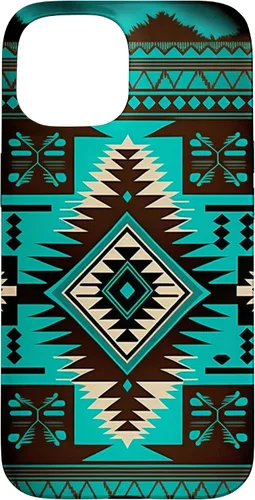 Vista 6 de South West Turquoise Native American Aztec Pattern Case for iPhone 17