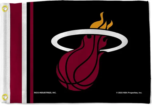 Vista 7 de Rico Industries Bandera estándar de baloncesto de la NBA, de doble cara, ideal para barco/carrito de golf, hogar, etc.