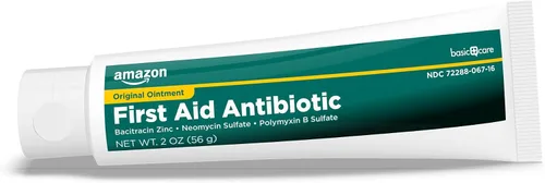 Vista 5 de Amazon Basic Care Pomada antibiótica de primeros auxilios, 2 onzas (paquete de 1)