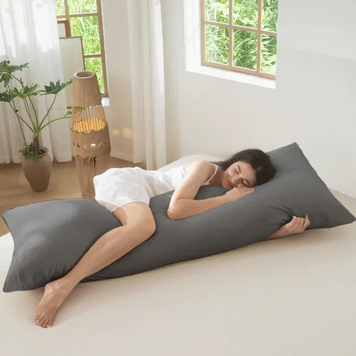 Vista 18 de MooMee Juego de 2 fundas de almohada de cuadros 100% algodón lavado con textura parecida al lino, transpirable, duradera, suave y cómoda