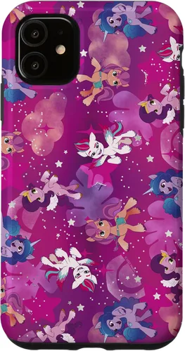 Vista 8 de My Little Pony: Una nueva generación Pink Group Pony Pattern V3 Funda para iPhone 17