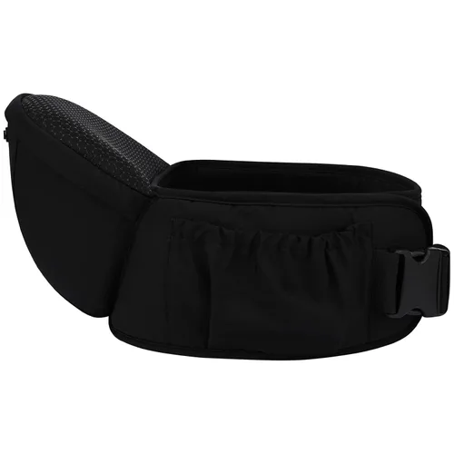 Vista 9 de Portabebés Bebamour con asiento de cadera, malla transpirable para todas las posiciones en el asiento de cadera y portabebés de 0 a 36 meses