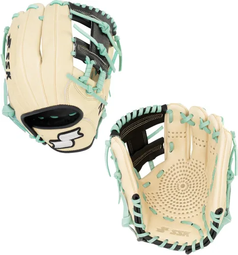 Vista 25 de SSK Z5 Craftsman Guante de béisbol para infield – 11.25” - 11.5” - 11.75” - 12” – Lanzamiento con mano derecha y izquierda