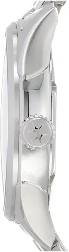 Vista 2 de Hamilton Jazzmaster Reloj automático suizo de corazón abierto de 1654in esfera azul pulsera de acero inoxidable plateado modelo H32705142 Azul