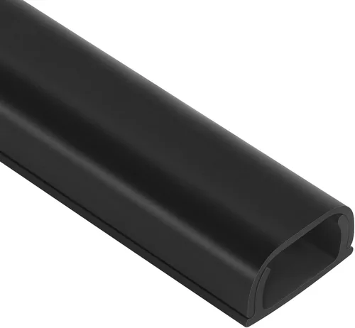 Vista 7 de ZhiYo Cubiertas de Cable de 85 pulgadas para Cables en la Pared, 1 Mini Ocultador de Cables de Pared, Cubiertas de Cable Autoadhesivas para Cables