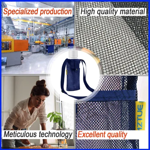 Vista 3 de 2 soportes para botellas de agua con correa, de alta calidad, fácil de limpiar, bolsa ligera para botella de agua con bolsillo para senderismo