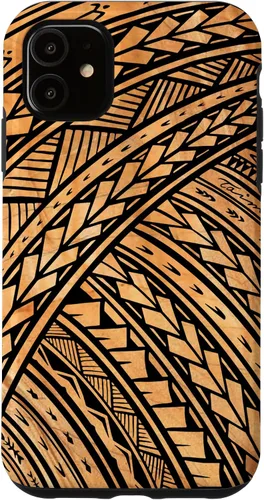 Vista 8 de Polynesian Art Island Inspired Case for iPhone 17