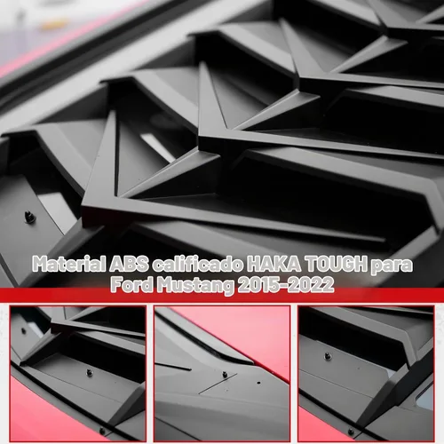 Vista 5 de HAKA TOUGH Escobillas para ventana trasera y lateral para Ford Mustang 2015-2022, cubierta de escobilla para parabrisas lateral y trasera, protector