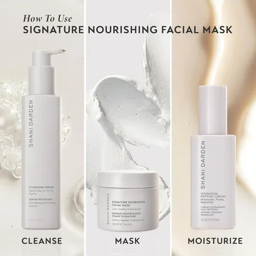 Vista 9 de SHANI DARDEN SKIN CARE Signature - Mascarilla facial nutritiva de arcilla de bentonita para calmar el enrojecimiento e irritación de la cara