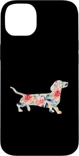 Vista 15 de Funda para perro salchicha floral para iPhone 12 mini