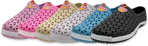 Vista 4 de Shore Point - Zapatos de agua para mujer de fácil cuidado antideslizantes ventilados para playa y piscina