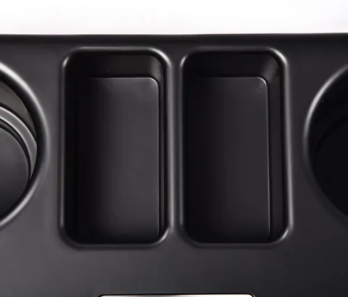 Vista 4 de PIT66 Soporte para taza de consola central, compatible con Dodge Ram 1500 2500 3500 1994-1997, color negro