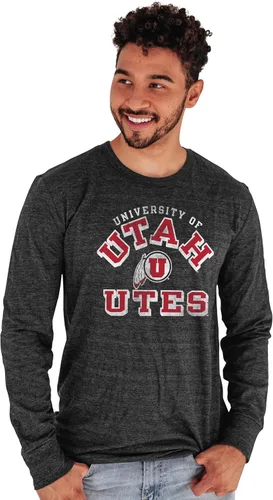Vista 17 de Blue 84 NCAA - Camiseta de manga larga para hombre Tri-Blend