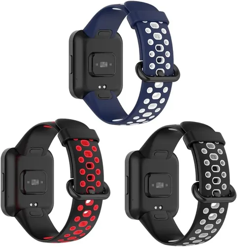 Vista 14 de Senter Correa de repuesto deportiva de silicona suave para reloj inteligente Redmi Watch 2 Lite 10 pzas